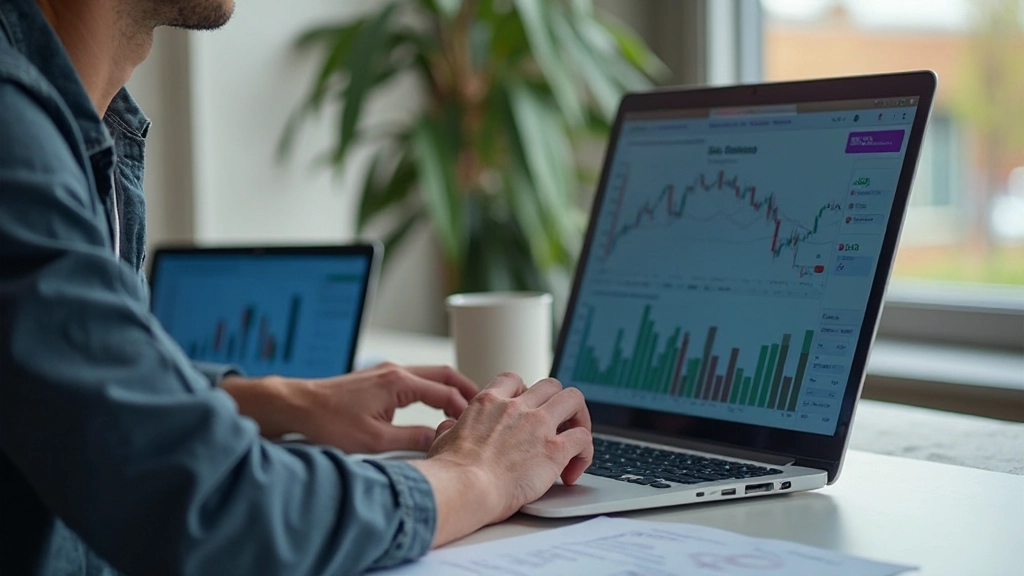 Professionele werkplek met budget planning, notitieboek en calculator op een modern bureau