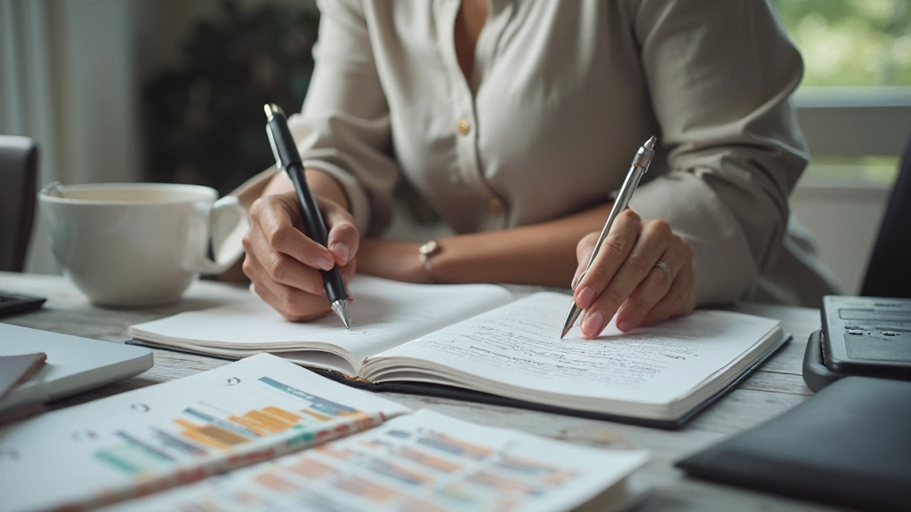 Spaarstrategieën visualisatie met muntenstapels en spaarvarken