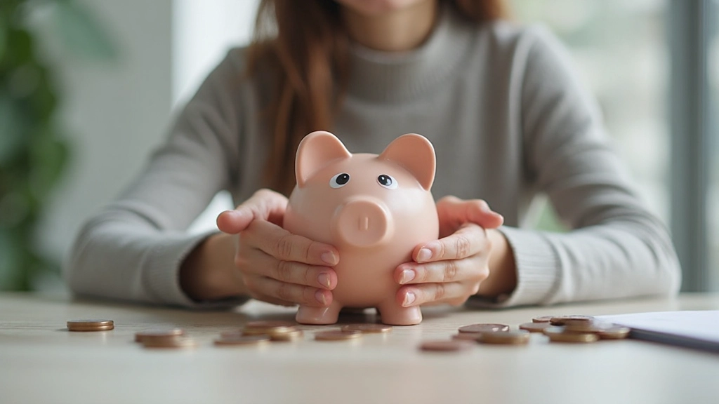 Financiële doelstelling planning met notitieboek en grafiek op bureau