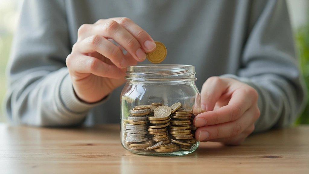 Digitale budgettering op tablet met grafieken en financiële gegevens, hands holding device